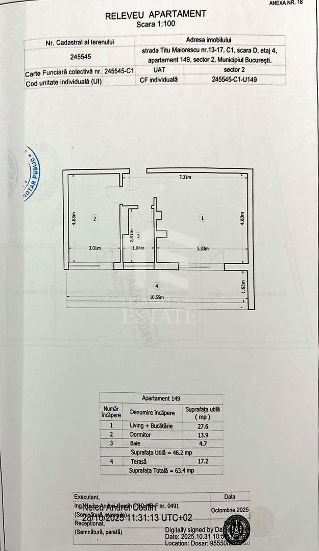 Mosilor-Obor- Icon Garden - 2 camere + loc de parcare!2026 ! - Schiță 13