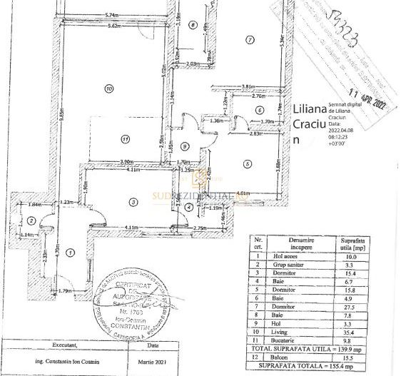 Resedinta de Lux Rococo, 4 camere, Panorama Superba catre Mare - Poză 19