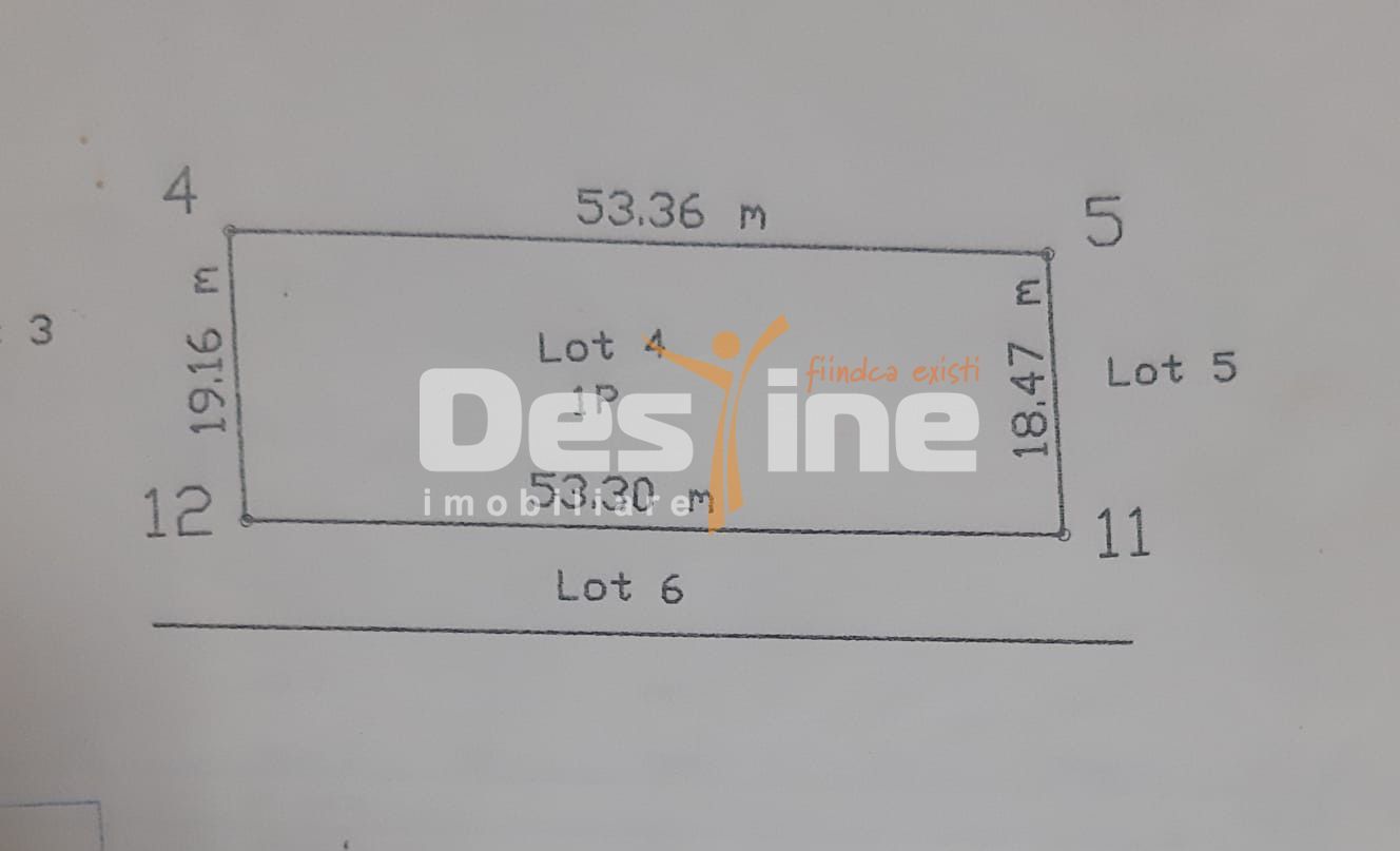Teren intravilan 1.000 mp, deschidere 53,30 m, Lunca Cetățuii, Ciurea - Poză 2