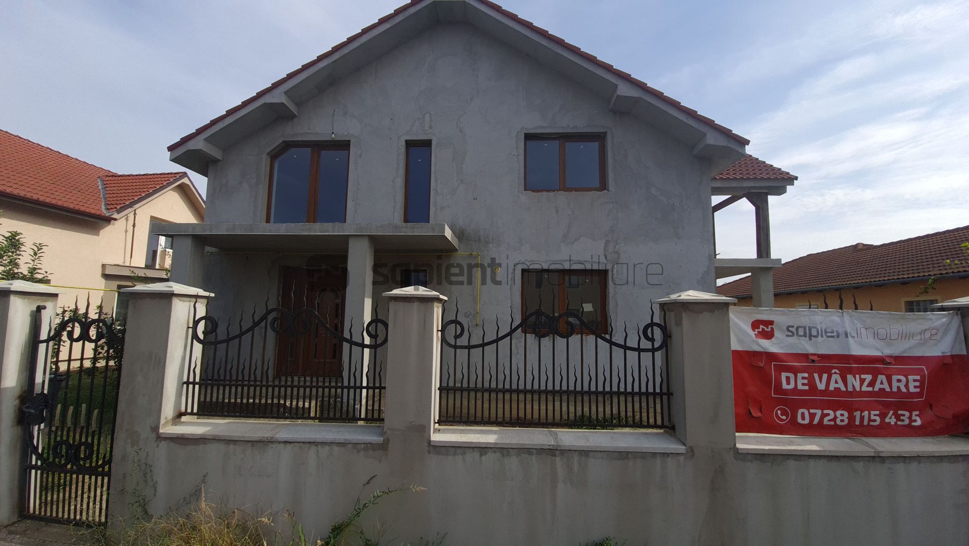 SAPIENT/Casa semifinisata P+M de vanzare în Santandrei - Poză 1