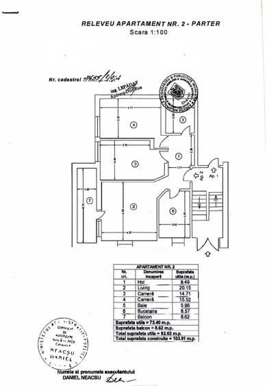 De inchiriat 3 camere zona Piata Domenii, 82mp utili, an 2006, direct proprietar - Poză 15