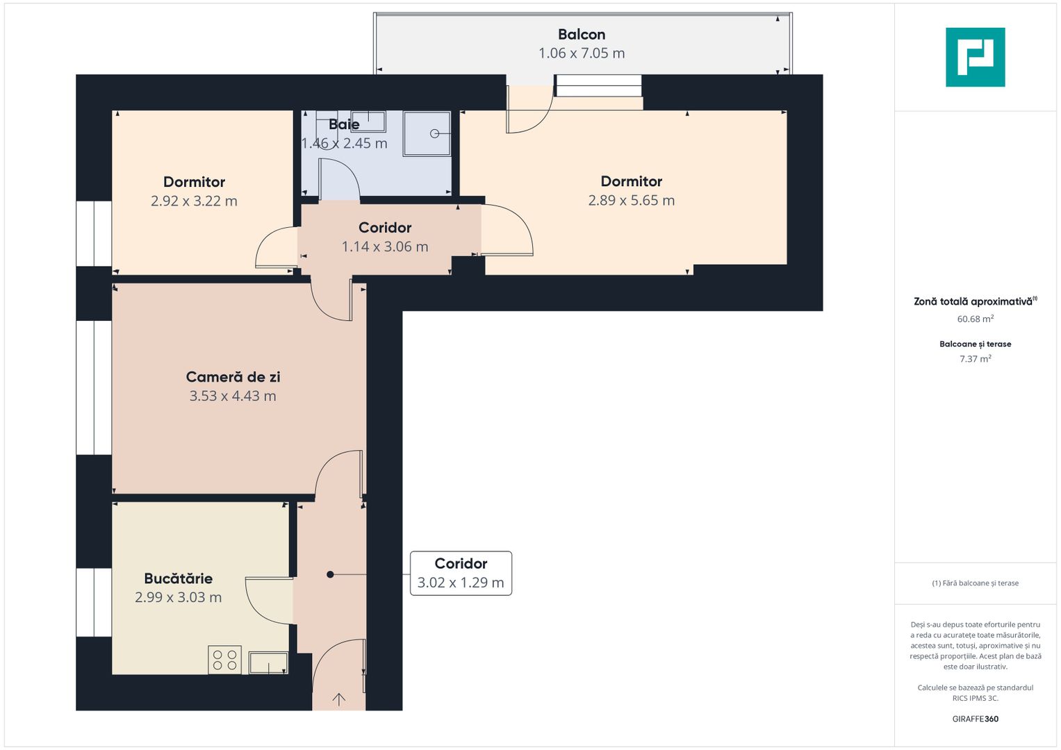 Apartament modern – Zona Gării - Poză 30