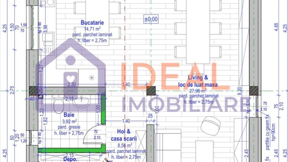 Casa Individuala Moderna cu 4 camere si 316 mp curte, in Cristian - Schiță 19