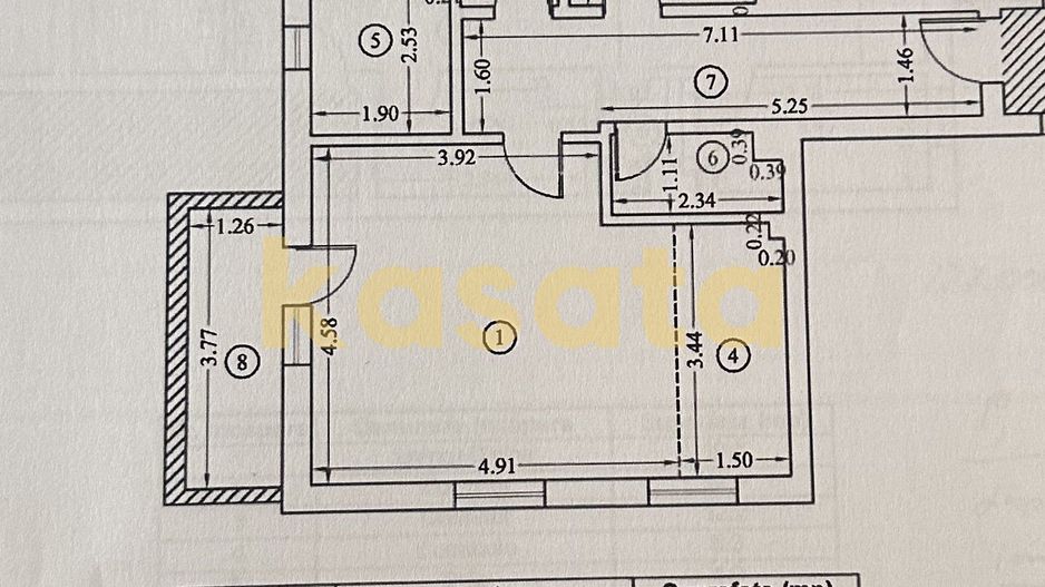 3 Camere 🏢 | Avangarde 📍STB aproape 🚌 | Metrou 🚇 - Schiță 12