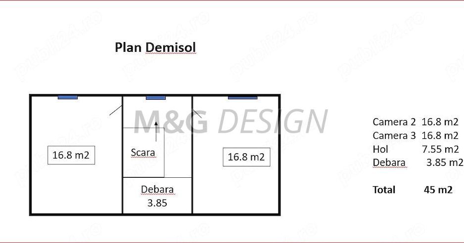 Apartament zona Casa Tineretului la casa - Schiță 6