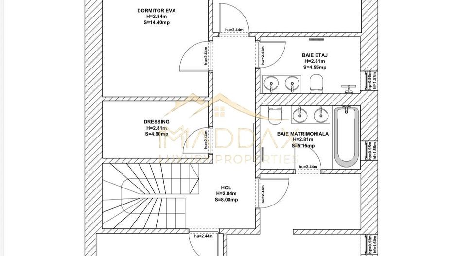Vila 5 camere *195mp* + Gradina Proprie *245mp* // Pipera - Schiță 33