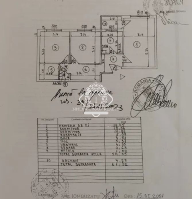 Apartament 3 camere I Drumul Taberei - Schiță 5