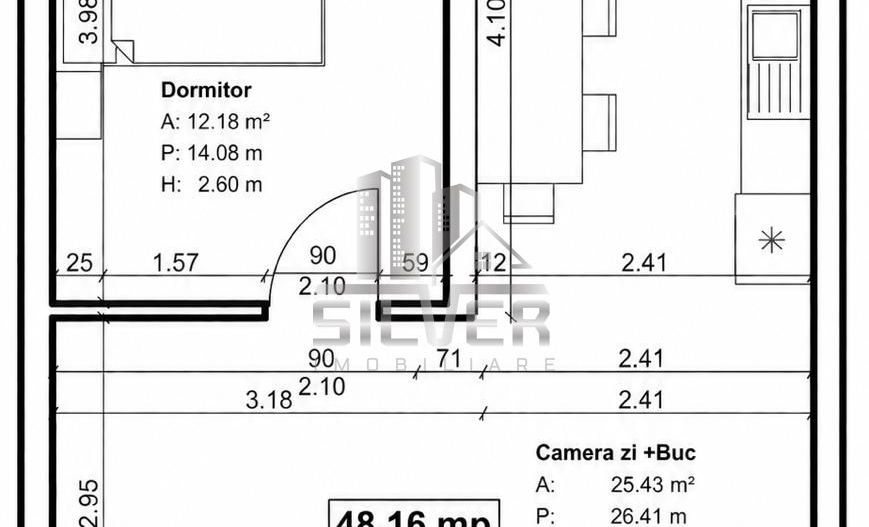Apartamente cu 2 camere/47-48-49 mp/IMOBIL NZEB/TVA INCLUS. - Poză 3