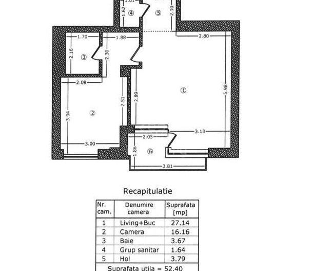 Vedere panoramica spre apus | Mobilat & utilat | 2 bai | Aviatiei Park - Schiță 13