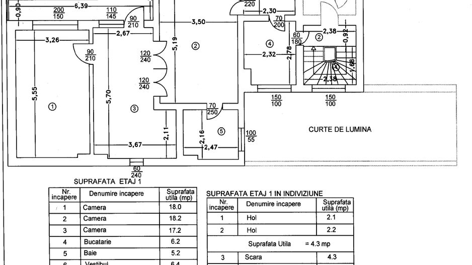 Apartament 3 camere in vila | Curte comuna | Zona Mosilor - Poză 2