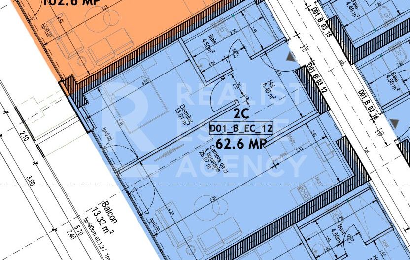 Vânzare apartament cu vedere spre lac, One Lake District - Schiță 7