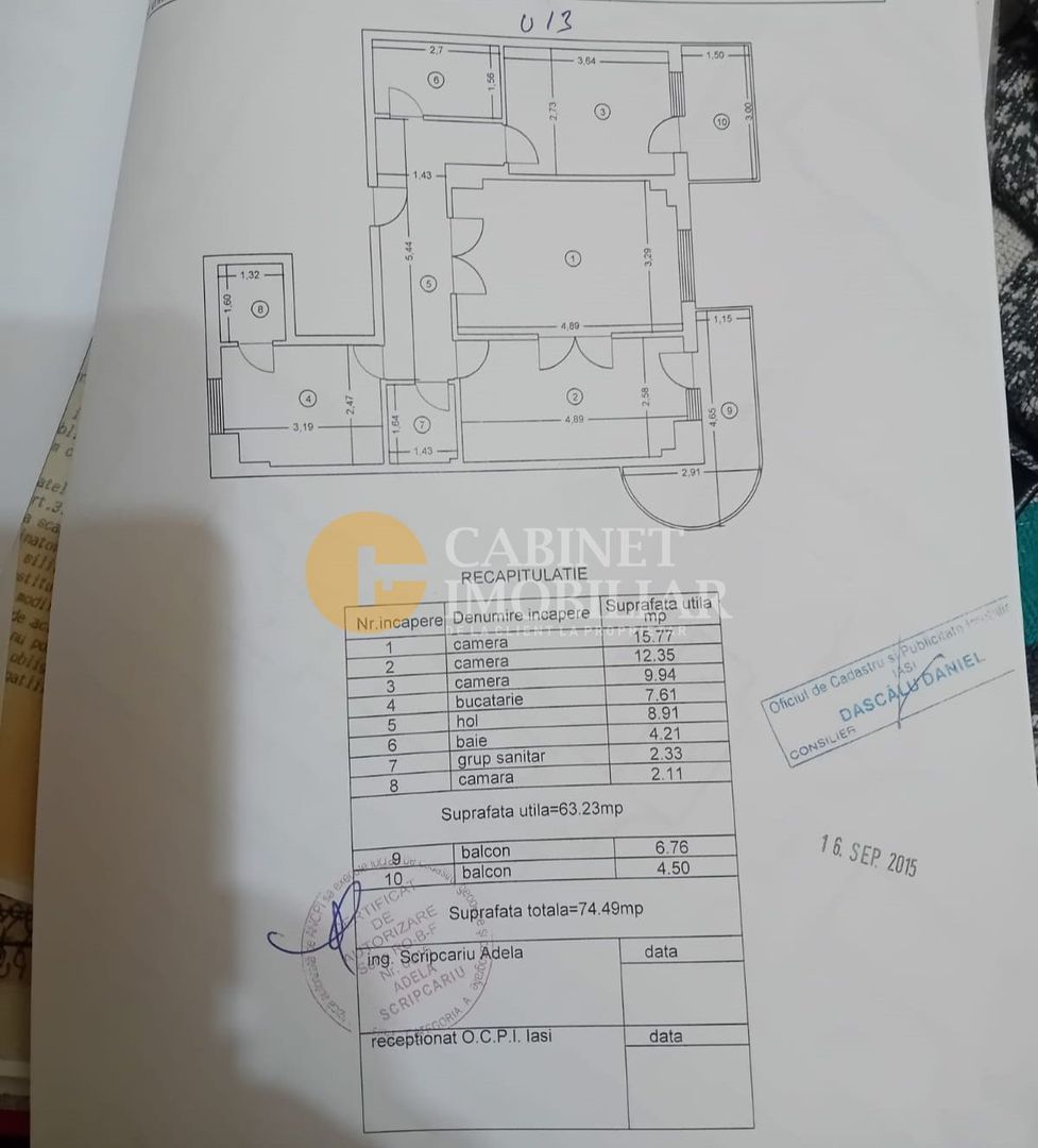 Apartament 3 camere DECOMANDAT - GARA - Poză 1