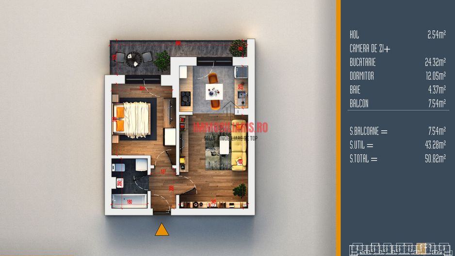 L. Rebreanu-Metrou - Incalzire prin Pardoseala - Fara Comision - Schiță 2