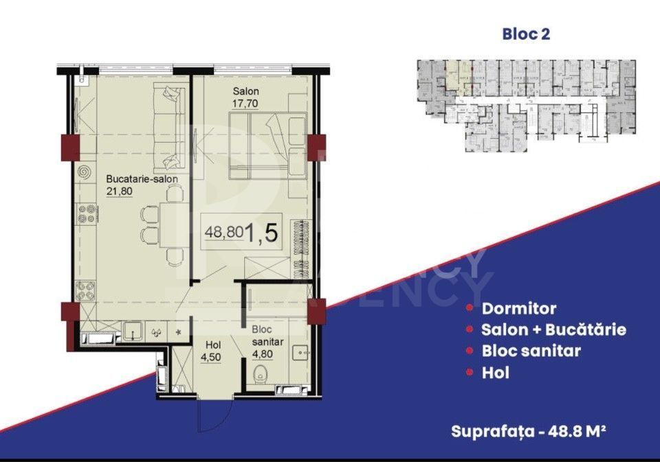 Vânzare, apartament, 1 cameră, strada Ialoveni, Telecentru - Poză 1
