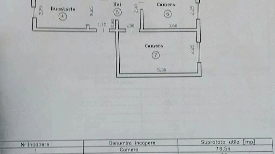 Lipovei | 4 Camere | Etaj Intermediar | Centrala Proprie. - Schiță 10