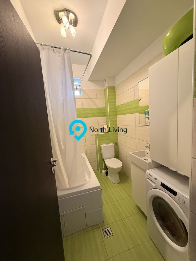 Studio 2 camere, 43 mp, mobilat complet, 4 min metrou Parcă Bazilescu - Poză 9