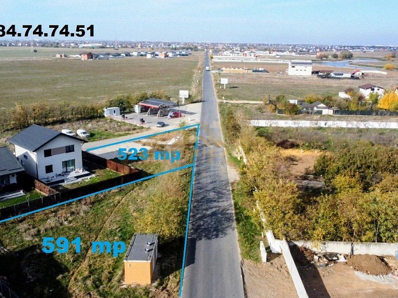 Teren INTRAVILAN la sosea - comuna Berceni - Poză 4