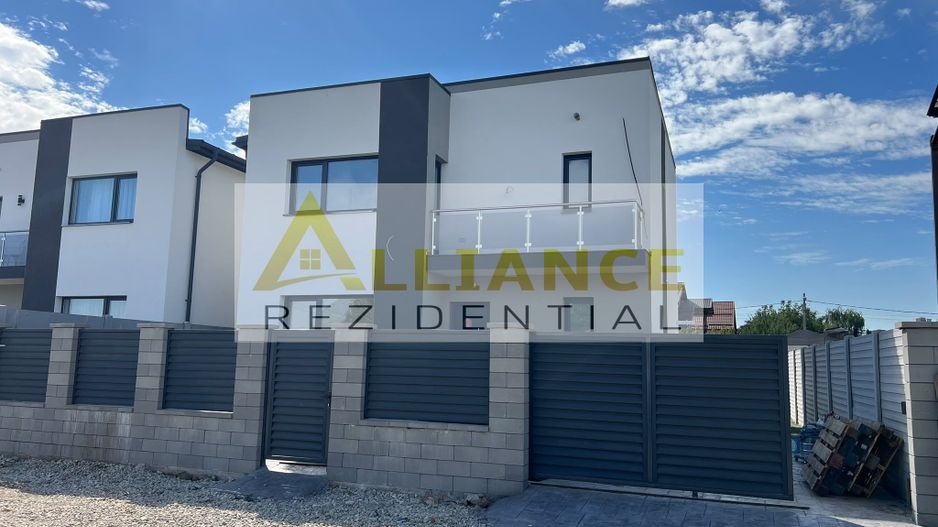 VILA INDIVIDUALA MODERNA SEMIMOBILATA -4 CAMERE-TEREN 375 MP - Poză 2