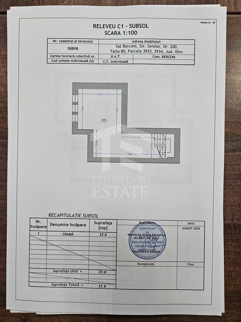 Berceni Vila Individuala cu Teren de 1000 mp si Iaz - Schiță 44