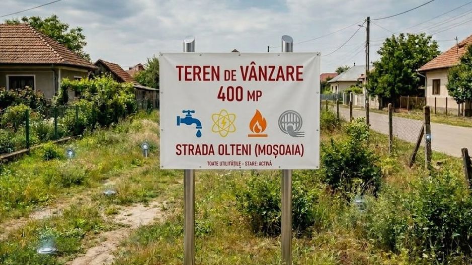 Parcele de 400 mp intravilan str. Olteni, Mosoaia, Arges - Poză 1