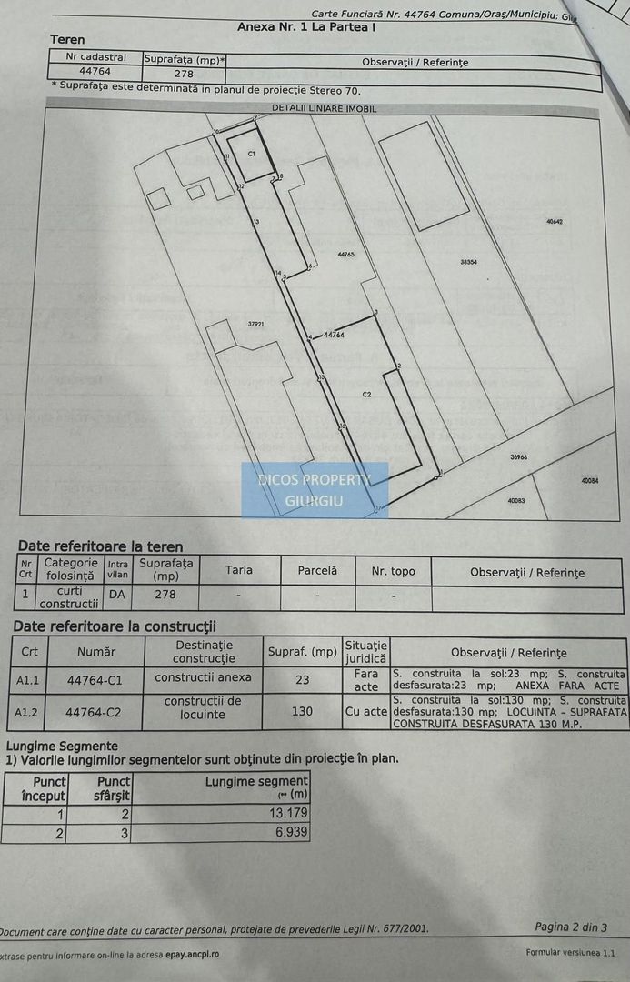 Casă de vânzare pe strada Sabarului - Schiță 14