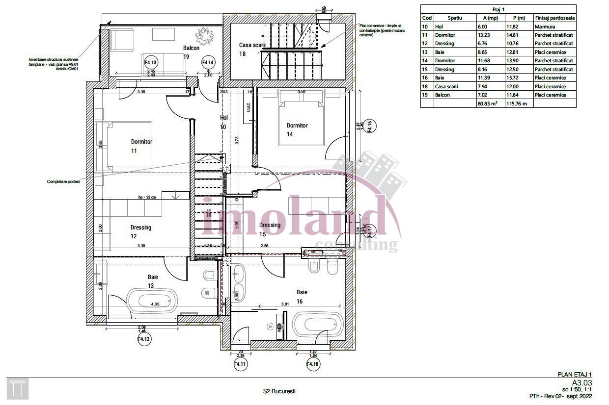 Imobil office | locuinta - Piata Floreasca-Parcul Cinema Floreasca - Schiță 40