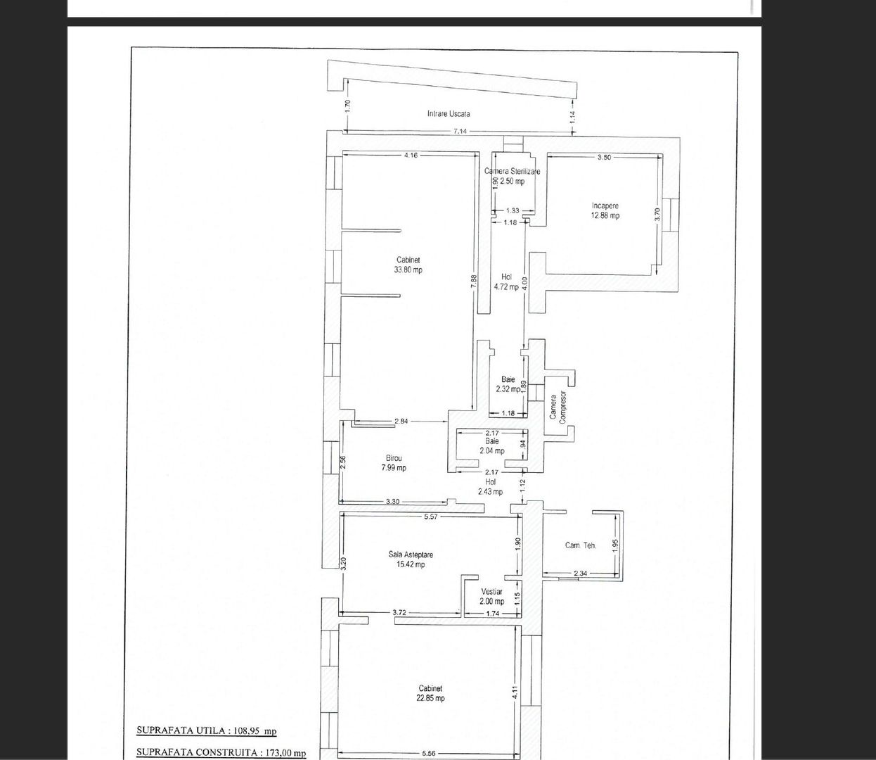 Spatiu de birou cu curte și anexa zona Badea Cartan - Poză 5