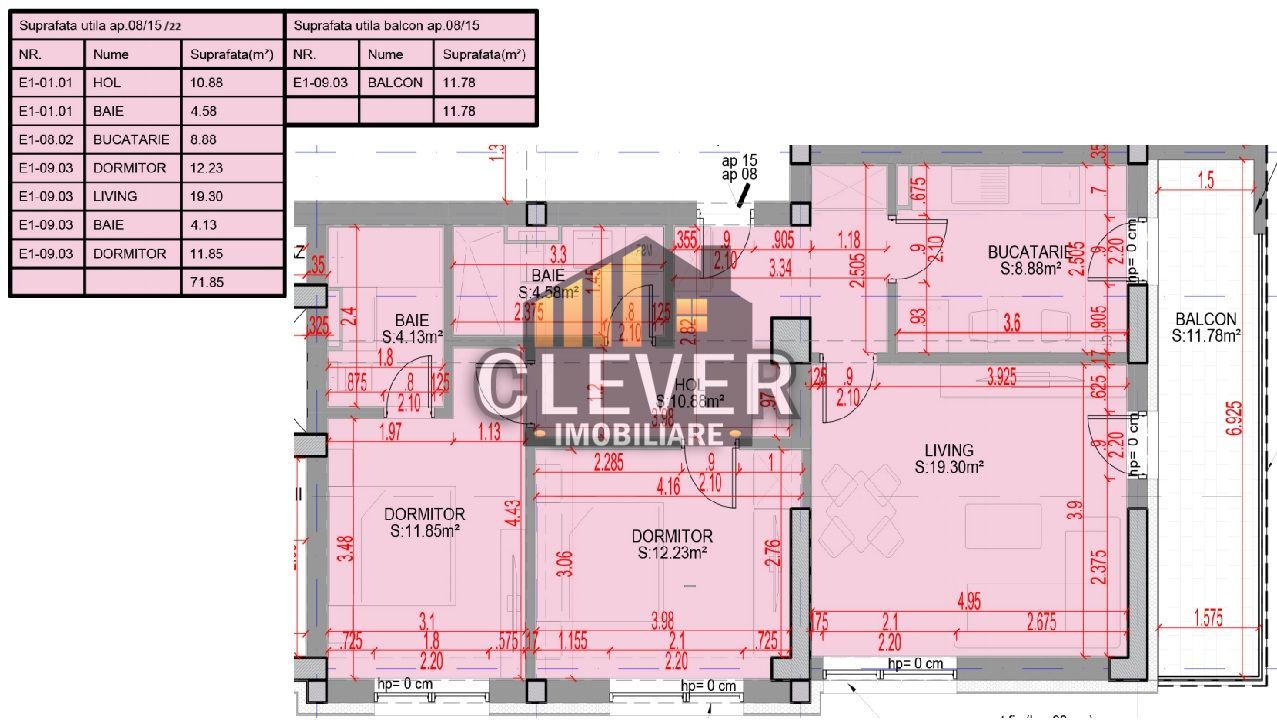 Dezvoltator Direct! Apartament 3 camere, Theodor Pallady | 84 mp - Schiță 7