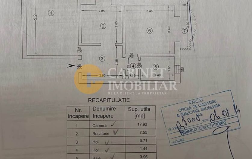 Apartament 2 camere decomandat – Dancu- 85.000€ negociabil - Poză 7