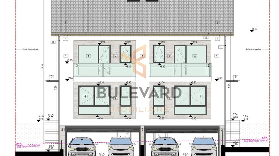 Casa de tip duplex cu teren de 265 mp in Dambul Rotund! - Poză 2