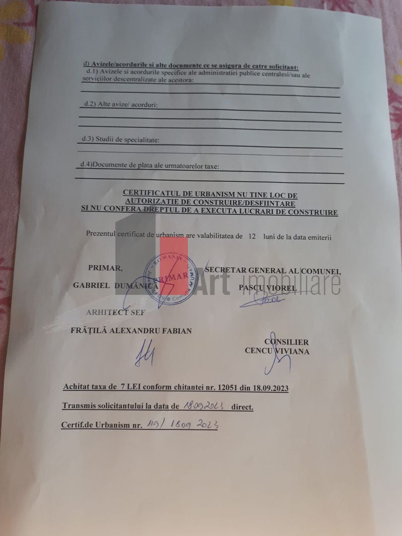 Afumati- Ilfov - teren 899 mp - Zero Comision Cumparator - Poză 15