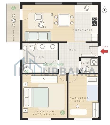 Apartament 3 camere, 2 băi, boxă și posibilitate garaj în complex privat Colina Însorită, Păcurari - Poză 2