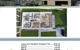Casa la cheie 130mp 4 camere,2 băi,700mp teren,Livezeni - Poză 11