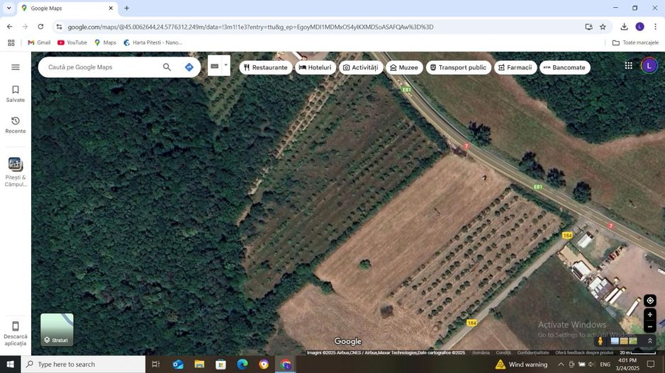 Vanzare teren 10000 mp, stradal DN 7, Moraresti - Poză 5