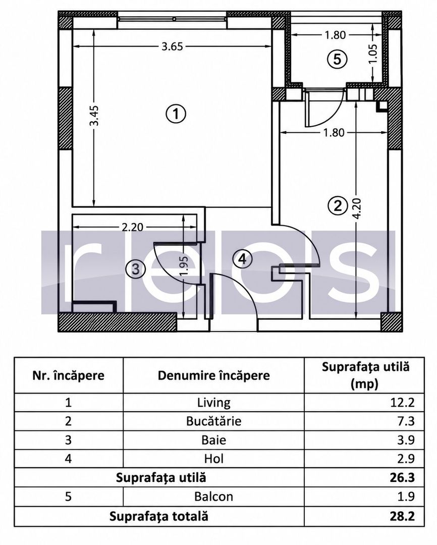 GARSONIERĂ NOUĂ 2024 – MILITARI RESIDENCE, REZERVELO﻿R-TINERETULUI - Poză 5