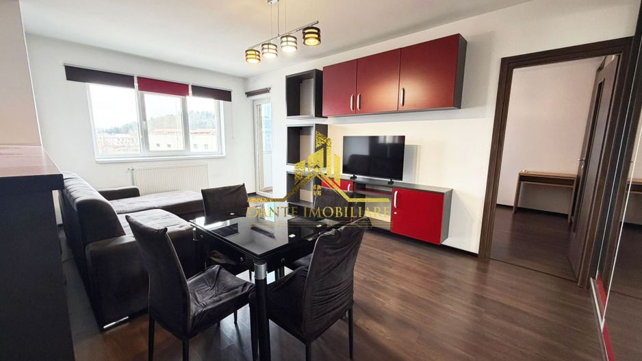 2 camere, spatios, mobilat modern, bloc nou, balcon, zona VIVO - Poză 9