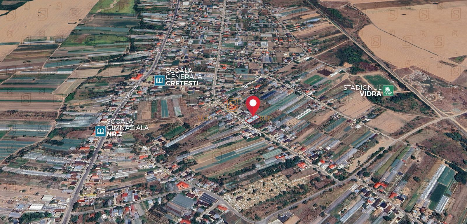 Teren intravilan de vânzare 2.826 mp – Vidra, Ilfov – dublă deschidere - Poză 3