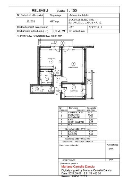 Apartament 3 camere și loc de parcare - Poză 22