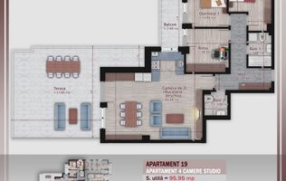 AP. 4CAM. IN BLOC P+3 PREMIUM - TERASA 51MP. PALLADY. COMISION 0%!