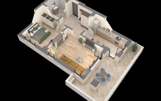 Apartamente 2 Camere/ Unirea Towers/72mp - Poză 8