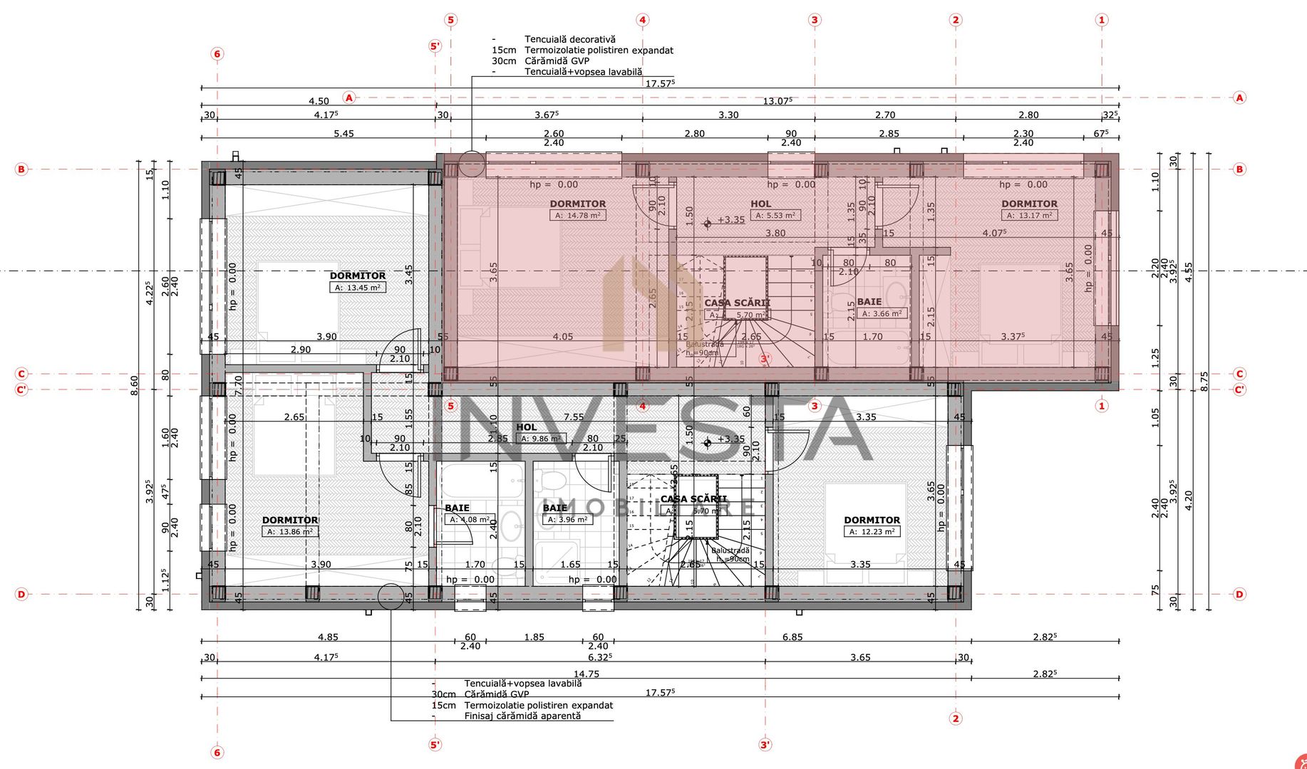 Duplex premium | 222 mp | curte si terase | Andrei Muresanu - Schiță 8
