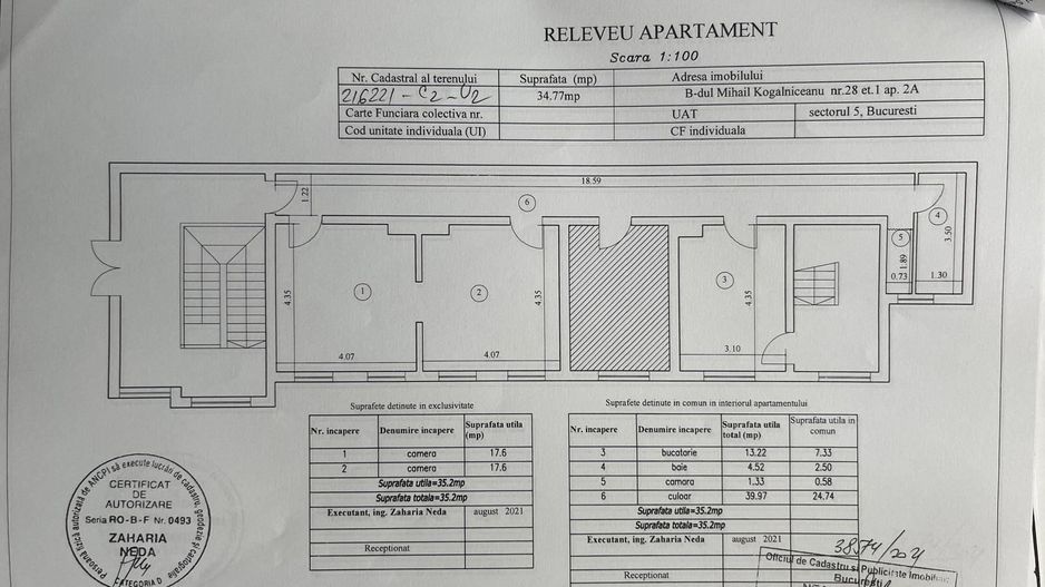 De vanzare apartament 4 cam. in vila 140 mp si curte 170 mp ultracentral sect 5 - Poză 19