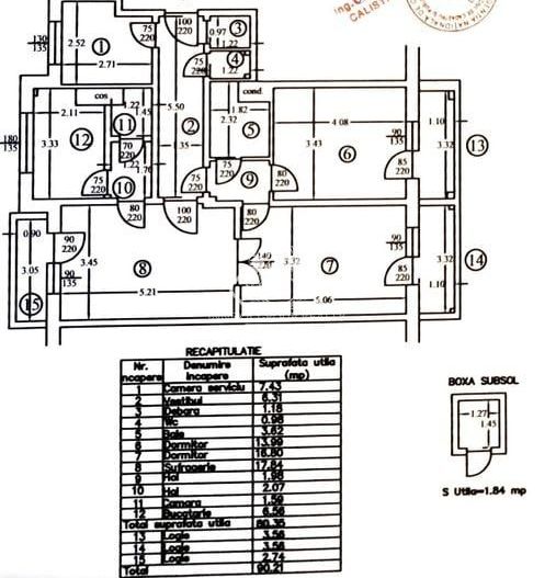 Apartament 4 camere 90mp | Cismigiu | Bloc 1959 | Loc de parcare - Poză 18