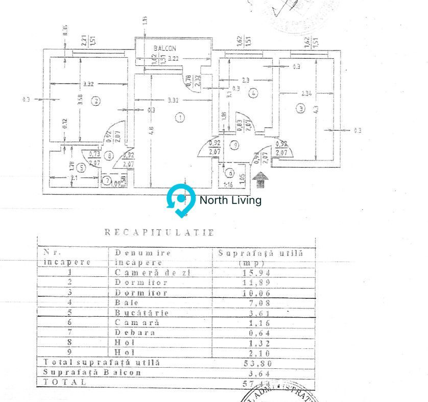 Apartament 3 camere | Zona Pajura – Jiului | Etaj 2/4 | Loc de parcare - Poză 19