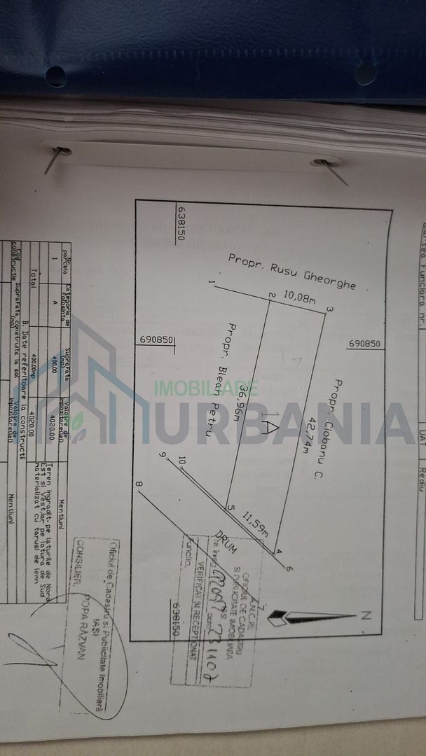 Teren intravilan de 400 mp în Breazu, Albești – utilități și expunere solară - Poză 2