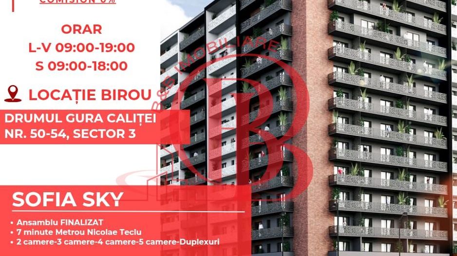 Apartament 2 camere cu 2 bai Finalizat 7 min Metrou Teclu - Poză 2
