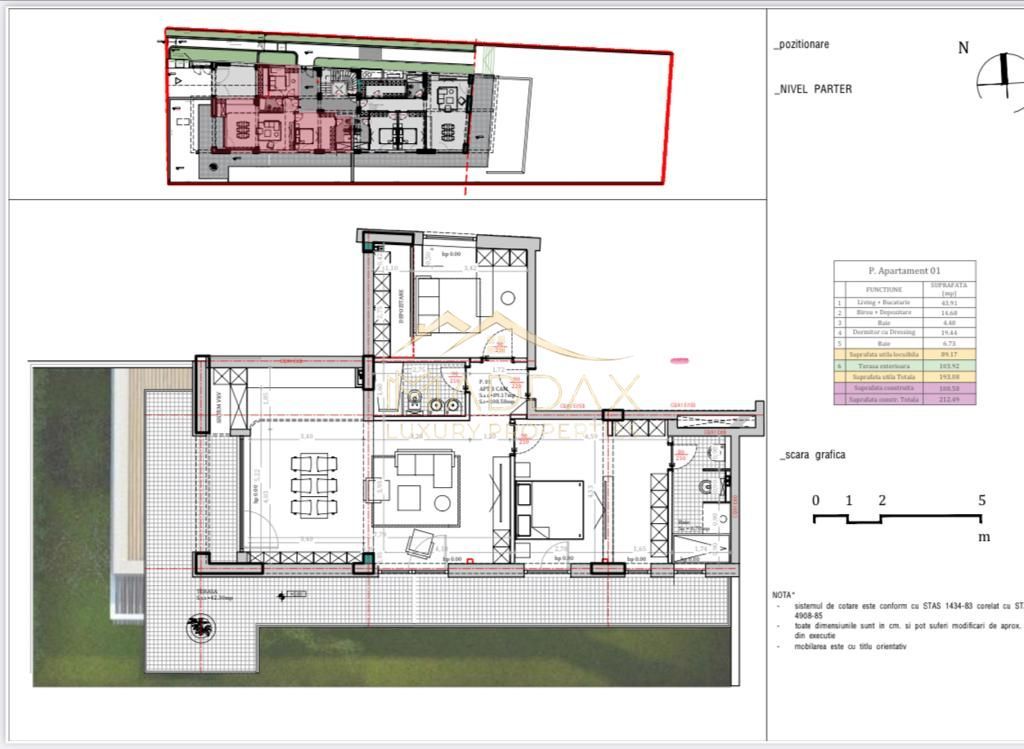 Apartament EXCLUSIVIST***cu gradina//3 camere//Petricani - Poză 8
