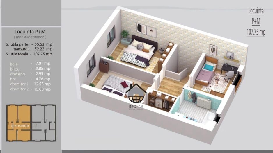 COMISION 0%, Duplex 4 Camere, 108 mp, 335 Teren, La Bariera, SACALAZ - Poză 9