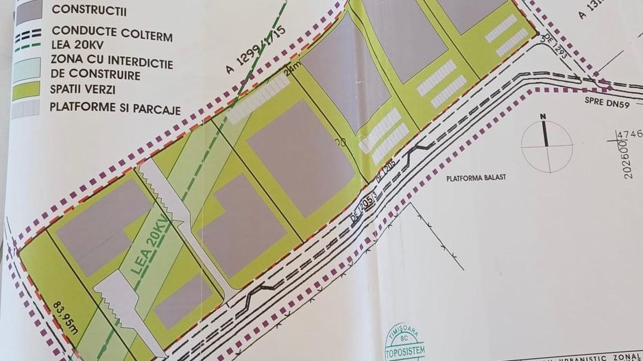 Teren parcelat 27.299mp Timisoara / Zona Sagului - Poză 3