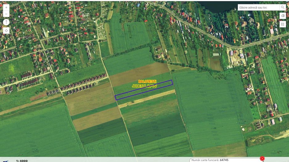 Teren intravilan cu destinatie rezidentiala 7.458 mp Balotesti - Poză 9